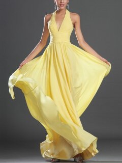 Sexy Daffodil Prom Dress
