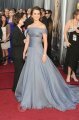 Penelope Cruz Empire Floor-length Off Shoulder Light Grey 84th Oscar Dress