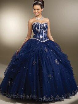 Ball Gown Sweetheart Tulle Floor-length Sleeveless Crystal Detailing Quinceanera Dresses