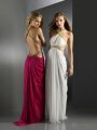 Empire Halter Beading Chiffon Floor-length Dress