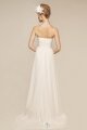 A-line Sweetheart Chiffon Sweep Train Ruffles Wedding Dresses